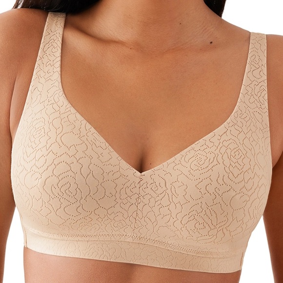 Wacoal Inside Job Wire Free Bra Sand Nude Women’s 38C - Picture 1 of 7